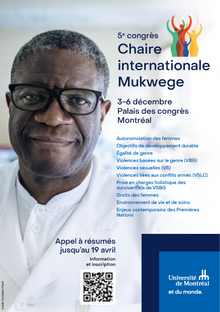 Affiche congrès Mukwege