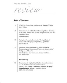 Review of Constitutional Studies