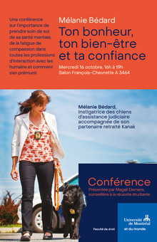 Affiche conférence bien-être