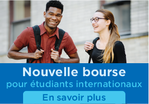 Nouvelles bourse pour étudiants internationaux